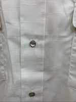 New Men’s Panhandle Off White Long Sleeve Pearl Snap XL J-34