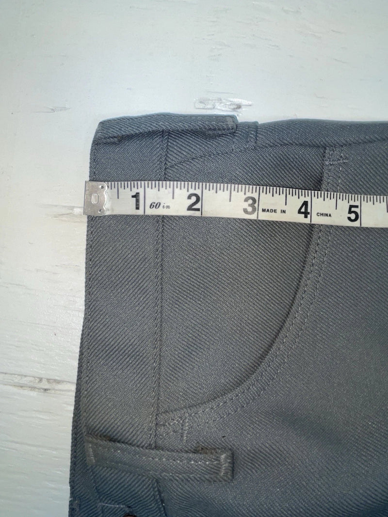 New Vintage Gray Wrangler Polyester Pants #82GY ZZ-35