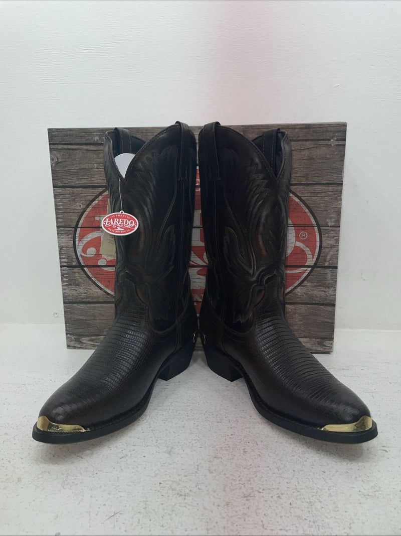 New Men’s Brown Laredo Cowboy Boots. 68082 9 E W. 3-72