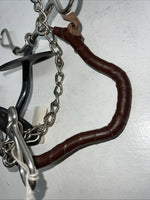 New Congress Leather Mullen Bit With Noseband #48004 U-16