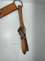 New Leather Royal King Breast Collar With Bronze Metal Plates. S-43