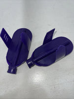 New Purple Hose Hook Up Horse Bath Brush Set Of 2 F-501