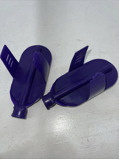New Purple Hose Hook Up Horse Bath Brush Set Of 2 F-501