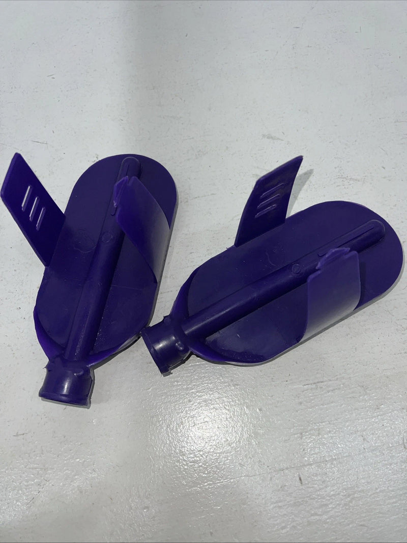 New Purple Hose Hook Up Horse Bath Brush Set Of 2 F-501