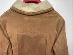 New Women’s SIMCO Brown Leather Wool Jacket 12 #6295 HH-602
