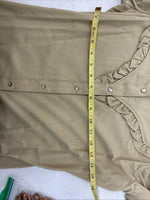 New Women’s Panhandle Slim Green Long Sleeve Pearl Snap Size 8 TT-100