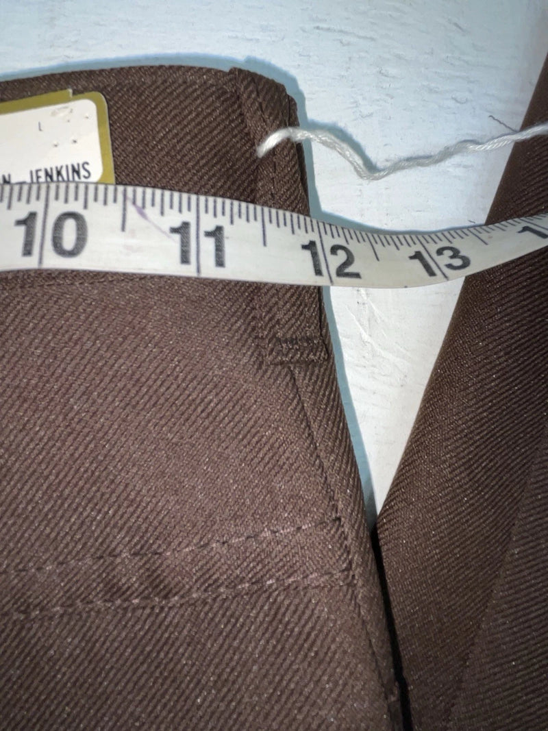 New Vintage Brown Dickson Jenkins Polyester Pants #9928 VV-55