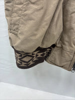 New Men’s Comfy Casuals Brown Western Design Jacket Vest XL J-56