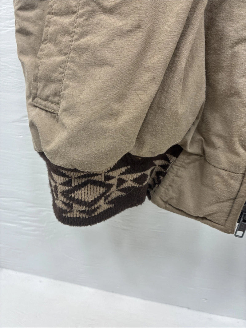 New Men’s Comfy Casuals Brown Western Design Jacket Vest XL J-56