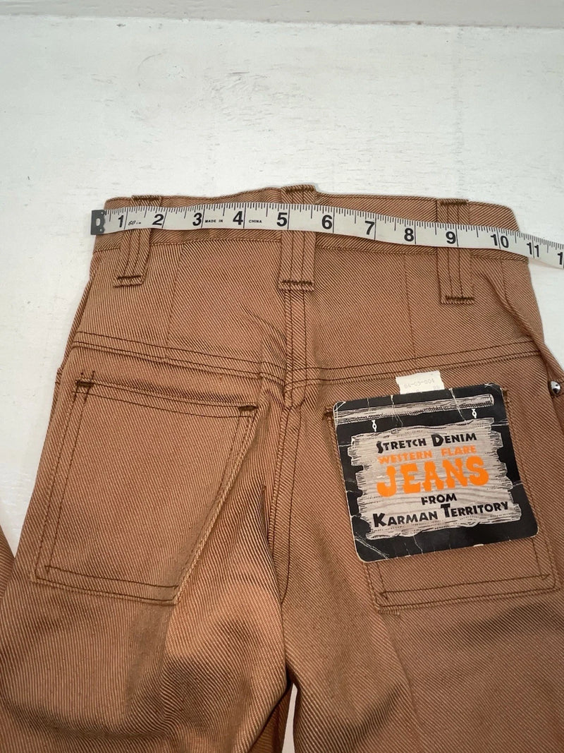 New Vintage Brown Karman Polyester Pants #8405004 3A-104