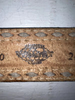 New Brown Genuine Leather Wright Tooled 28” Belt #10160 NN-2