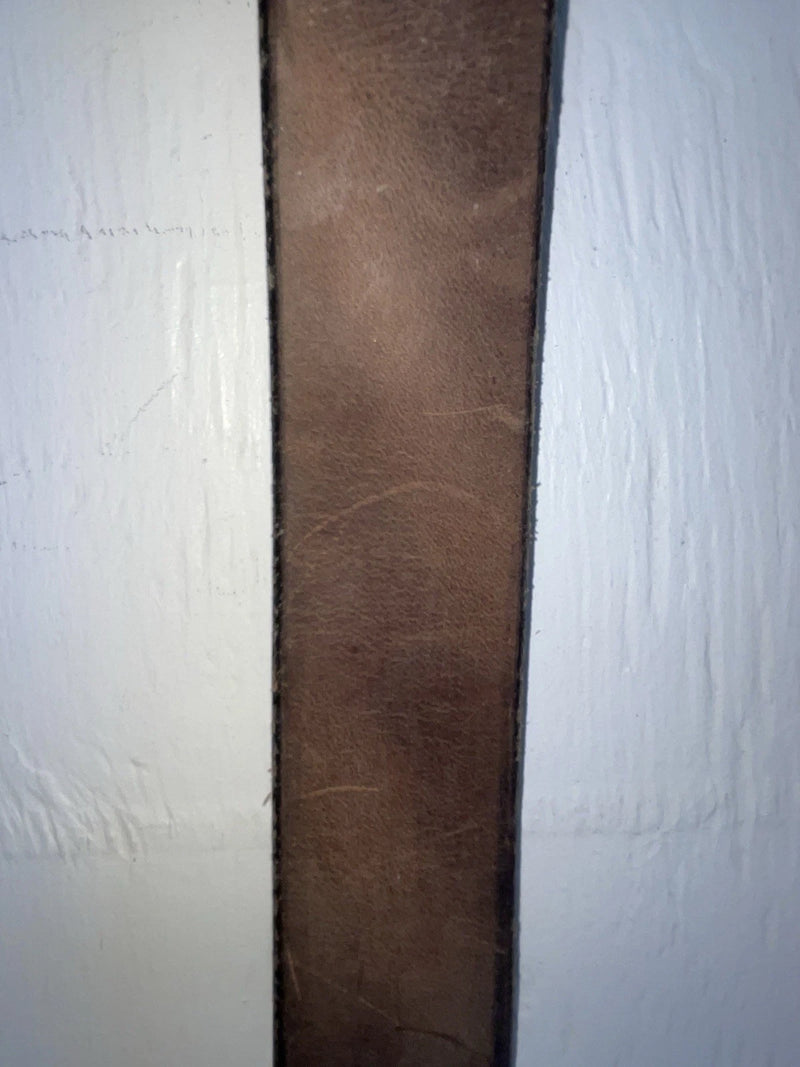 New Brown Genuine Leather Chambers 34” Belt #JC679 Z-125
