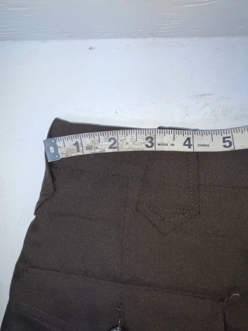 New Vintage Brown Dickson Jenkins Polyester Pants #2519 OO-21
