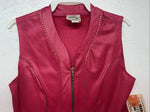 New Women’s Pink 1849 Authentic Ranchwear Western Show Vest XS G-610