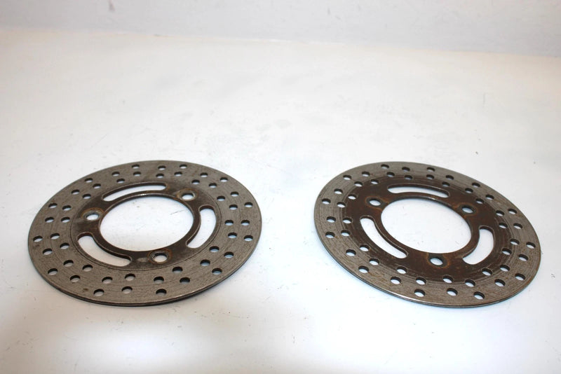00 Kawasaki Prairie 300 Kvf300b2 Oem Front Brake Disc Pair 41080-1216 AK0