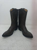 New Youth Brown Texas Brand Cowboy Boots. 4211 5 D. 2-139