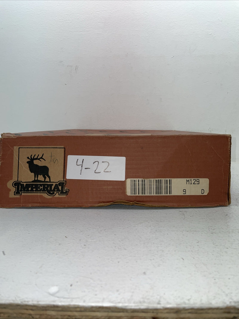 New Men’s Cream Texas Imperial Cowboy Boots. M 129 9 D. 4-22