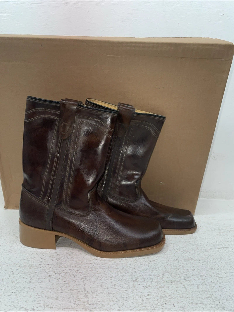 New Kids Brown Rodeo Cowboy Boots. 2511 1.5 1 1/2 D. 23-121