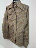 New Kids Dickson Jenkins Multicolor Plaid Long Sleeve Pearl Snap Large DD-105
