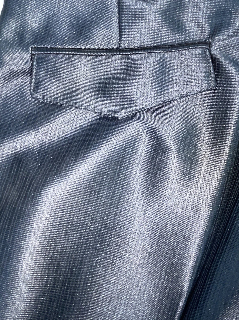 New Vintage Black Circle S Polyester Pants #CP5091 SS-14