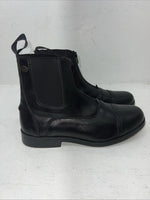 New Women’s Black EQUISTAR Short English Riding Boots. 467518 10. 12-70