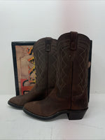 New Men’s Brown Texas Brand Cowboy Boots. 8941 10 D. 6-39