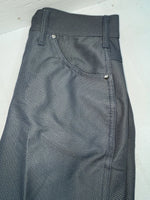 New Vintage Blue Speckled Miller Polyester Pants #2624 3A-19