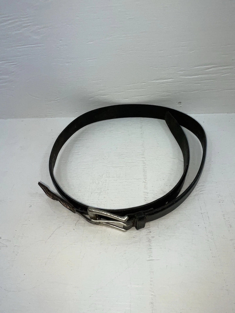 New Black Genuine Leather Chambers 34” Belt #M450 JJ-75