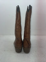 New Men’s Brown Texas Brand Cowboy Boots. B 5979 9 D. 3-79