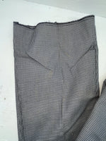 New Vintage Black And White Checkered Handler Polyester Pants #1179 SS-96