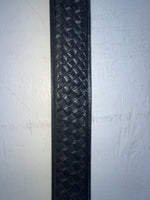 New Black Genuine Leather Tooled 34” Belt #UN605 JJ-11