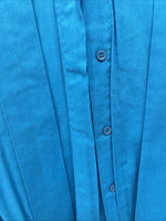 New Women’s Wrangler Blue Designed Long Sleeve Pearl Snap XL II-19