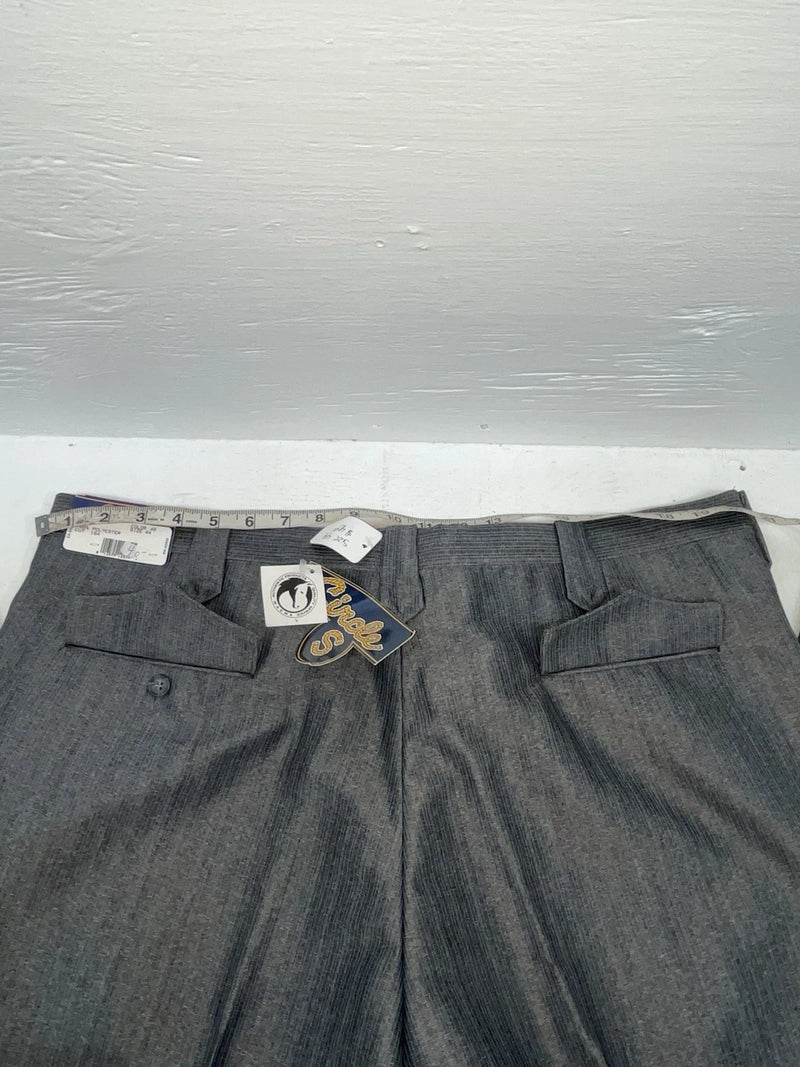 New Vintage Gray Circle S Polyester Pants #CP5091 OO-10