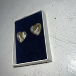 New Women’s Congress Silver Gold Silver Horse Head Heart Earrings. 93140 B-8