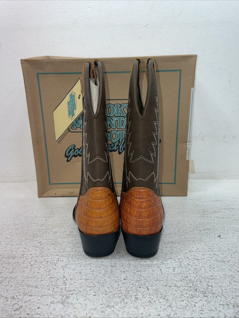 New Kids Brown Smoky Mountain Cowboy Boots. 1075 C 12.5 12 1/2. 23-23