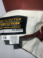 New Children’s Equi-Stretch Burnt Orange English Pants. 12 RN33649 A-162