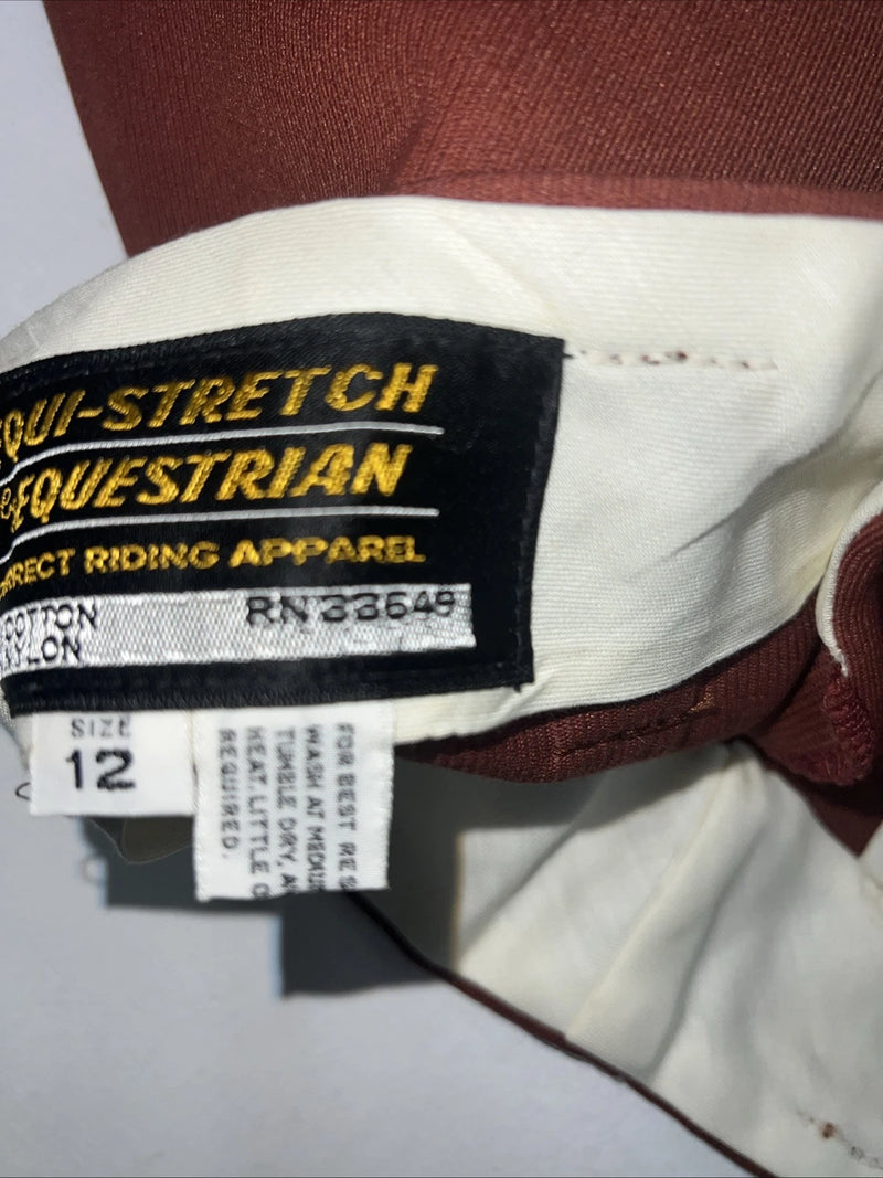 New Children’s Equi-Stretch Burnt Orange English Pants. 12 RN33649 A-162
