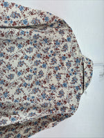New Women’s Champion Western Floral Long Sleeve Pearl Snap Size 15 KK-120