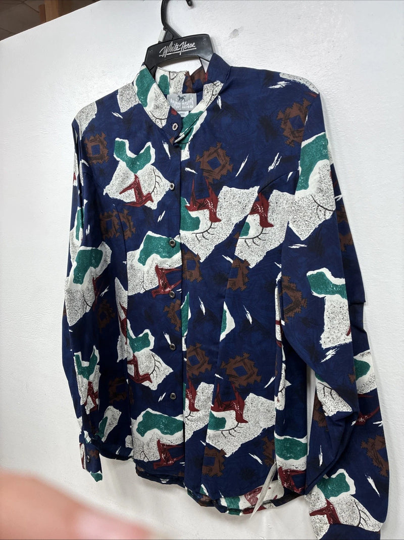 New Women’s Cowboy Threads Designed Long Sleeve Button Up Large TT-15