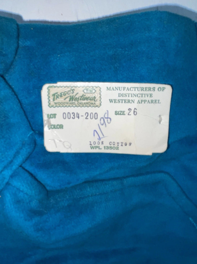 New Vintage Blue Trego Polyester Pants #0034200 SS-97