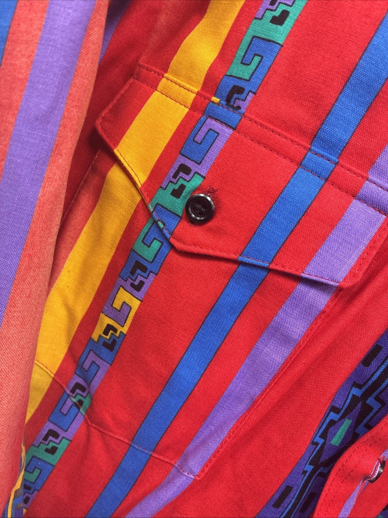 New Men’s Wrangler Multicolor Long Sleeve Button Up 17 XL DD-4