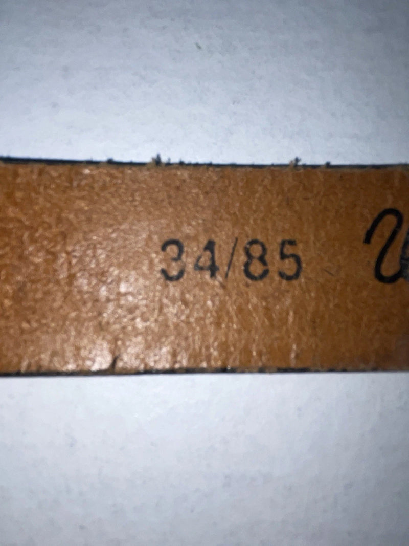 New Brown Genuine Leather Wrangler Tooled 34” Belt #5080/17 Z-39