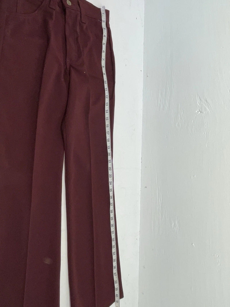 New Vintage Red Lee Polyester Pants #2004061 ZZ-68