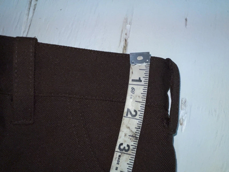 New Vintage Brown Polyester Pants VV-56