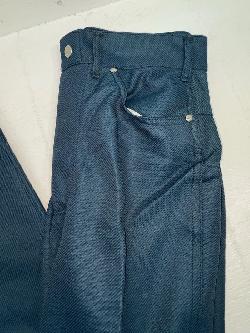 New Vintage Blue Miller Polyester Pants #2624 3A-46