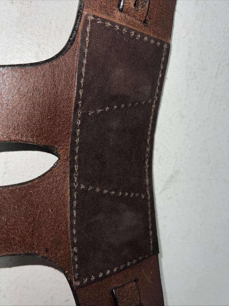 New Tough 1 Brown Leather Skid Boots With Lined Heel Cup #66-5500 G-501