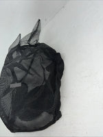 New Black Horse Fly Masks Spandex Chin H-517