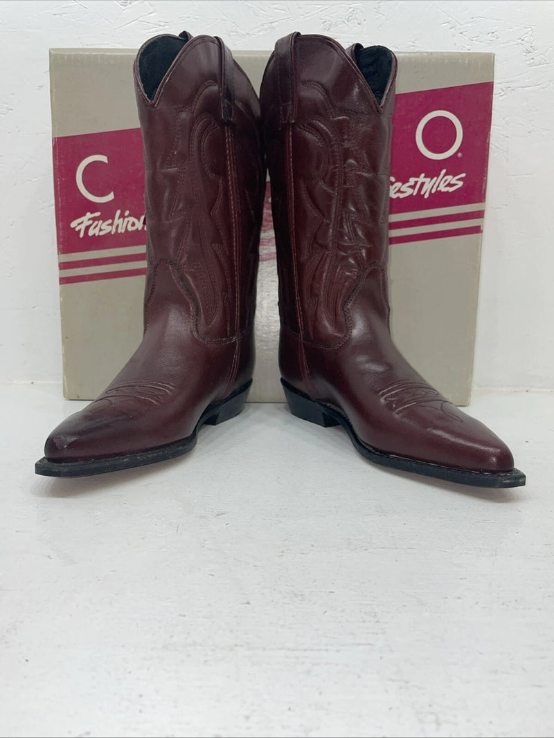 New Women’s Red Capezio Cowboy Boots. L 553 8.5 8 1/2 M. 16-94