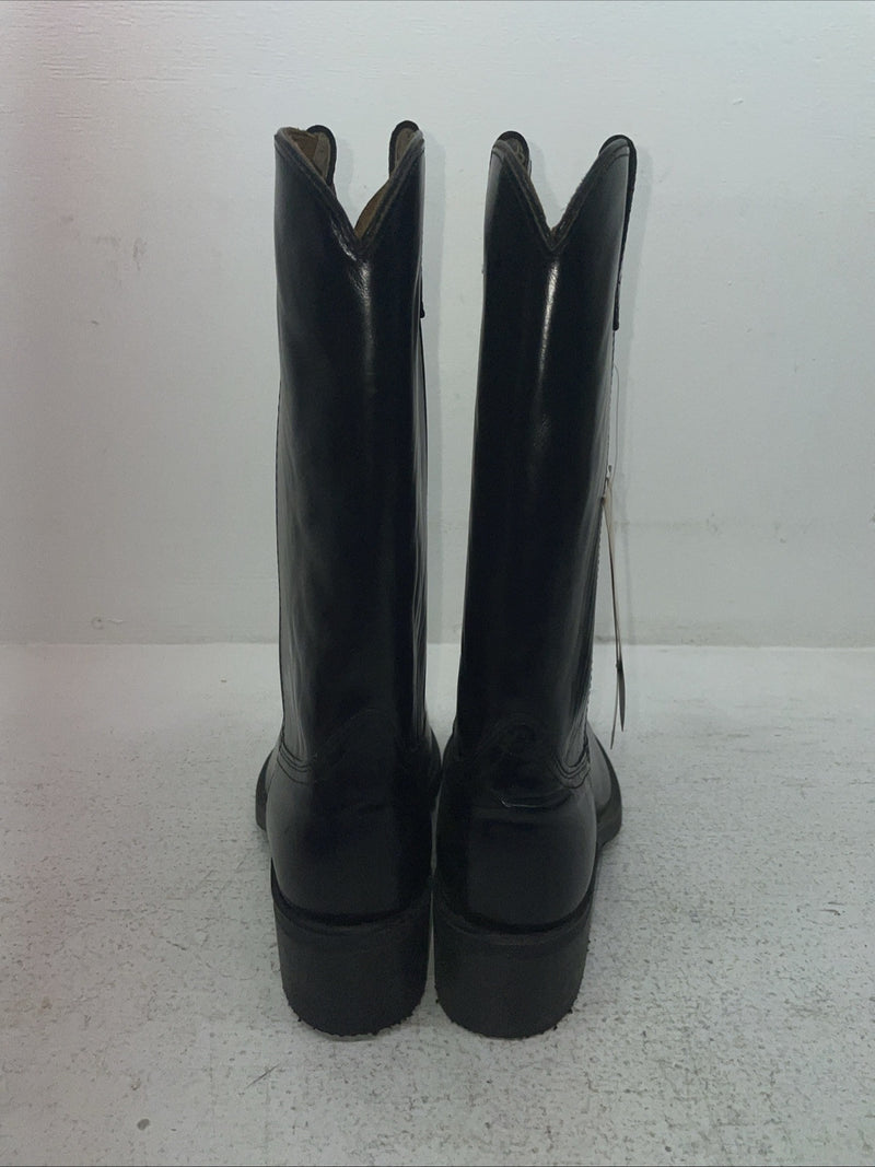 New Men’s Black Acme Cowboy Boots. 9080 8.5 8 1/2 E W. 3-96