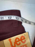New Vintage Red Lee Polyester Pants #2004061 ZZ-44